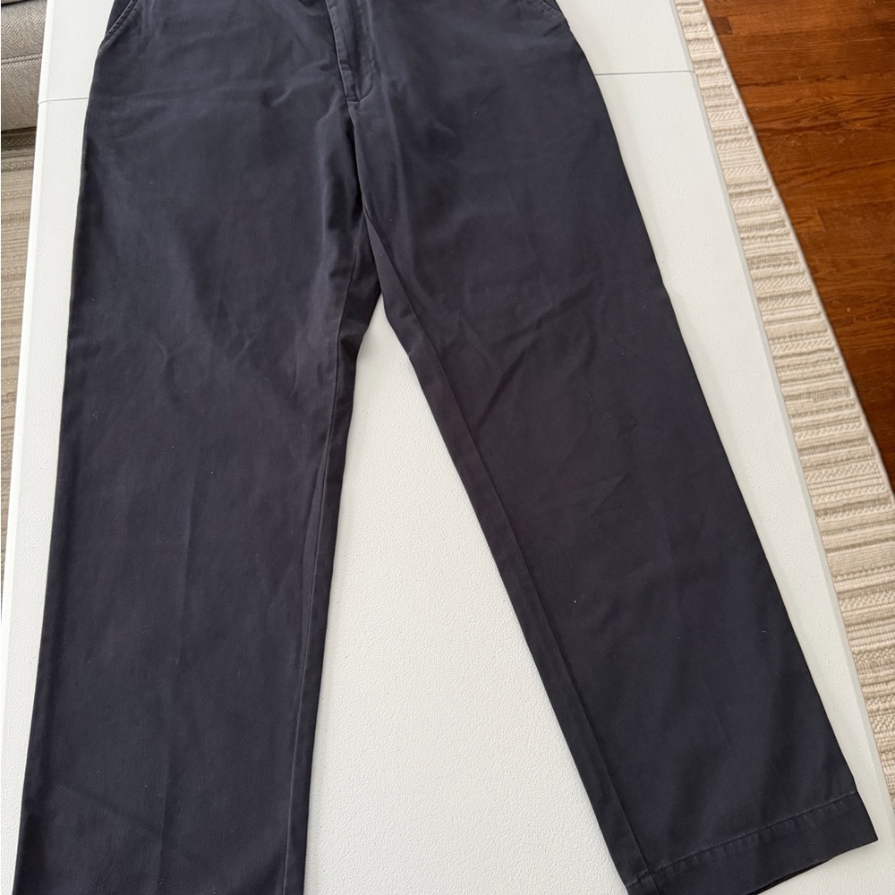NWT Polo Ralph Lauren Navy Classic Fit Pants 100% Cotton Size 36x32 NEW TAGS